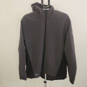 DRI-DUCK Softshell Men's Gray and Black Jacket. Size XL.
